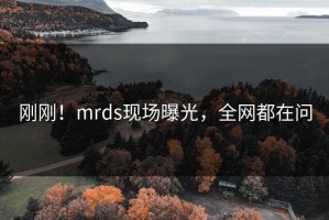 刚刚！mrds现场曝光，全网都在问