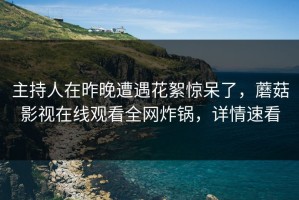 主持人在昨晚遭遇花絮惊呆了，蘑菇影视在线观看全网炸锅，详情速看